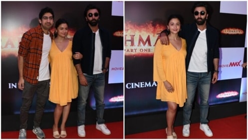 Alia Bhatt flaunts her pregnancy glow during outing with Ranbir Kapoor and Ayan Mukerji. (HT Photo/Varinder Chawla) Alia Bhatt flaunts her pregnancy glow during outing with Ranbir Kapoor and Ayan Mukerji. (HT Photo/Varinder Chawla)