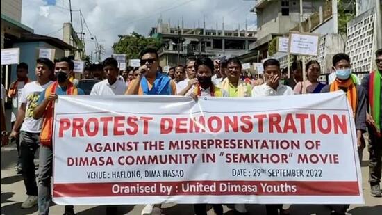 Dimasa groups said the film misrepresented the tradition of the community and portrays the practice of female infanticide in Dimasa society which is completely wrong and false. (Facebook/kolbesh.nunisa.58) Dimasa groups said the film misrepresented the tradition of the community and portrays the practice of female infanticide in Dimasa society which is completely wrong and false. (Facebook/kolbesh.nunisa.58)