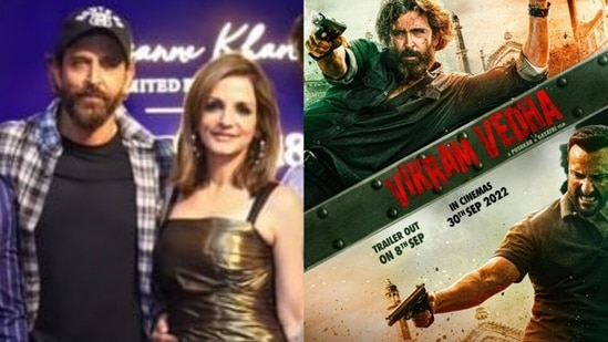 Hrithik Roshan's ex-wife Sussanne Khan spoke about Vikram Vedha.&nbsp;