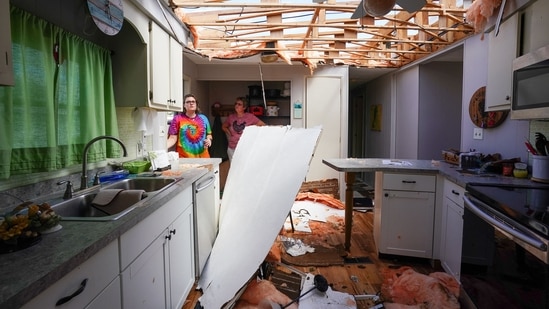 Officials in Georgia, South Carolina and North Carolina urged residents to prepare for dangerous conditions.(AFP)