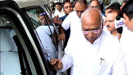 Congress leader Mallikarjun Kharge. (ANI)