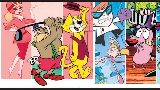 (Left to right) Shows like The Perils of Penelope Pitstop, The Magilla Gorilla Show, Top Cat, Dexter’s Laboratory, Courage the Cowardly Dog and Ed, Edd n Eddy weren’t path-breaking, but brought to screen a comforting sense of simplicity.