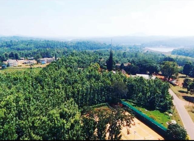 A view of the tennis court in Coorg where Rohan used to play (instagram.com/rohanbopanna0403) A view of the tennis court in Coorg where Rohan used to play (instagram.com/rohanbopanna0403)