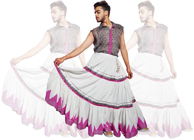 Jainil Mehta, 23, who would steal his mother’s skirts from her wardrobe when he was seven, lock himself in a room and flaunt them Jainil Mehta, 23, who would steal his mother’s skirts from her wardrobe when he was seven, lock himself in a room and flaunt them