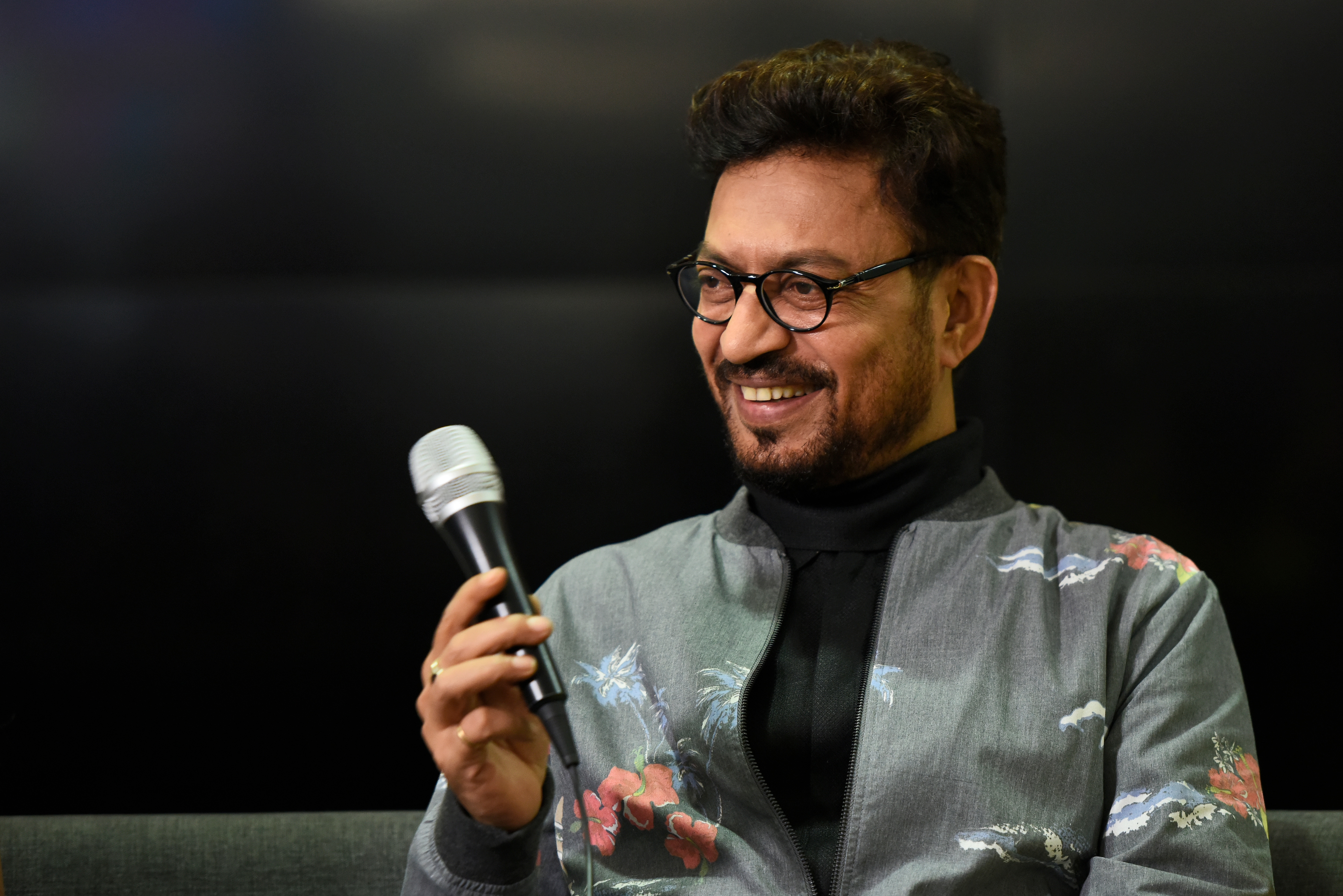 Irrfan Khan speaks during the promotion of ‘Qarib Qarib Singlle’ at the Hindustan Times headquarters in New Delhi on Sunday, November 5, 2017. (Burhaan Kinu/HT PHOTO) Irrfan Khan speaks during the promotion of ‘Qarib Qarib Singlle’ at the Hindustan Times headquarters in New Delhi on Sunday, November 5, 2017. (Burhaan Kinu/HT PHOTO)