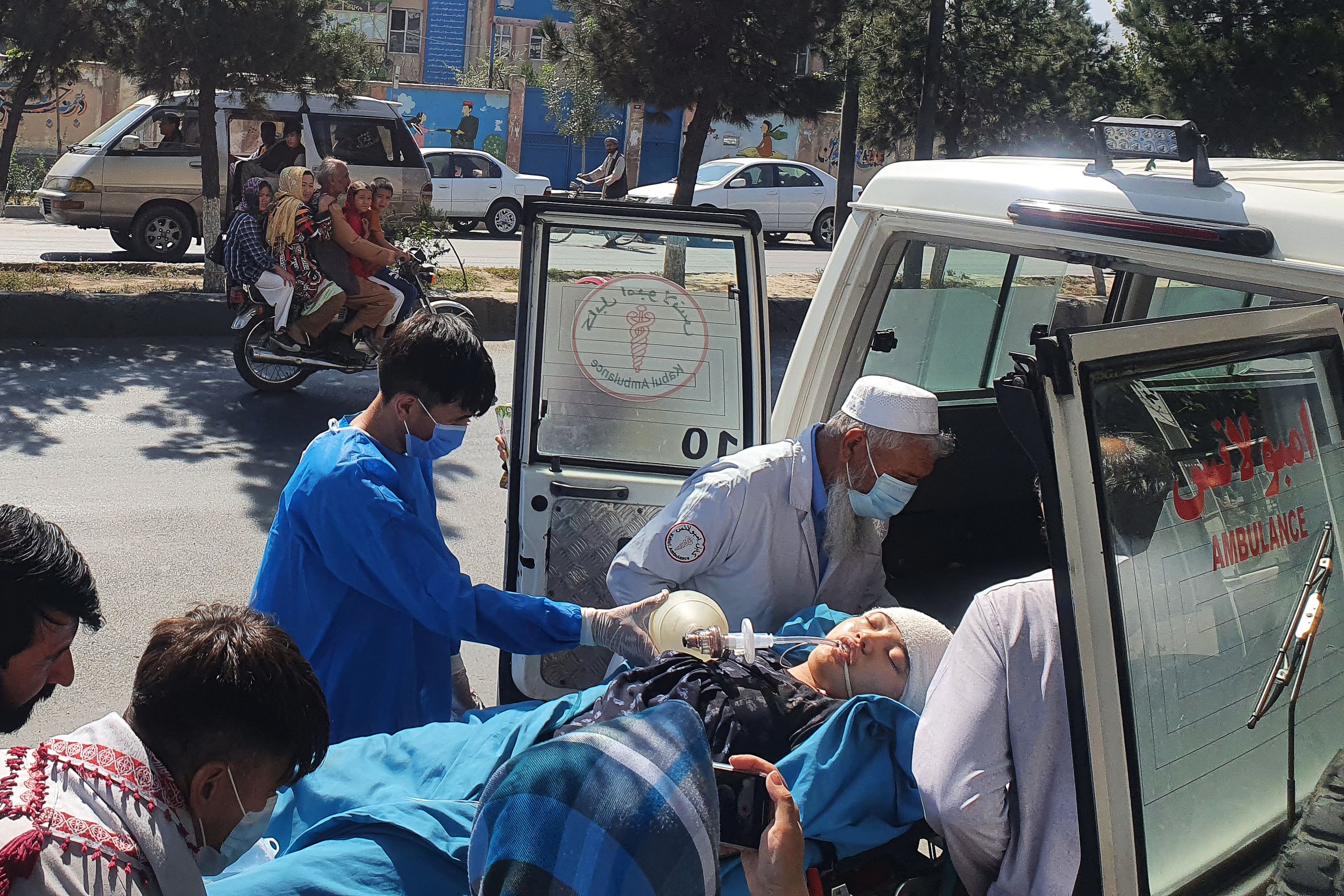 No group claimed responsibility for the attack that killed 53 people at an education centre in Kabul. (AFP) No group claimed responsibility for the attack that killed 53 people at an education centre in Kabul. (AFP)