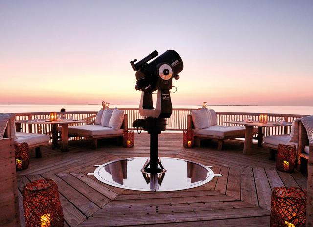 The observatory at Soneva Jani