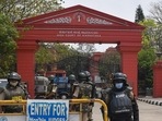 Kikkeri Krishnamurthy, in his petition before the HC, has submitted that it is impossible to implement the government's new order as “there is no full tune of the State Anthem composed by Mysore Ananthaswamy." (AFP) Kikkeri Krishnamurthy, in his petition before the HC, has submitted that it is impossible to implement the government's new order as “there is no full tune of the State Anthem composed by Mysore Ananthaswamy." (AFP)