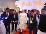 New Delhi, Oct 01 (ANI): Prime Minister Narendra Modi at the inauguration of the 6th edition of India Mobile Congress and launches 5G Services, in New Delhi on Saturday. (ANI Photo)