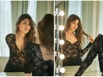 Alaya F, just like any other girl, put on her fancy clothes, wore makeup and clicked some aesthetic mirror pictures for the gram. She treated her Instagram family of more than 1.2 million followers with beautiful photos of herself in all-black attire.(Instagram/@alayaf)