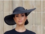 Meghan Markle: Meghan Markle at the funeral of Queen Elizabeth II. Meghan Markle: Meghan Markle at the funeral of Queen Elizabeth II.