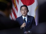 Russia-Ukraine War: Prime Minister of Japan Fumio Kishida speaks.(AP) Russia-Ukraine War: Prime Minister of Japan Fumio Kishida speaks.(AP)