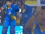 Sachin Tendulkar reacts to Naman Ojha's century.(Twitter)