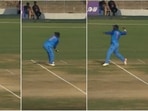 Deepti Sharma's direct hit(Hotstar) Deepti Sharma's direct hit(Hotstar)