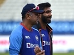 Dravid said that the team remains hopeful that Bumrah will be fit in time for the T20 World Cup(AP) Dravid said that the team remains hopeful that Bumrah will be fit in time for the T20 World Cup(AP)