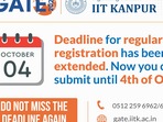 GATE 2023: Last date to apply extended till October 4, GATE 2023: Last date to apply extended till October 4,