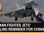GERMAN FIGHTER JETS' CHILLING REMINDER FOR CHINA GERMAN FIGHTER JETS' CHILLING REMINDER FOR CHINA