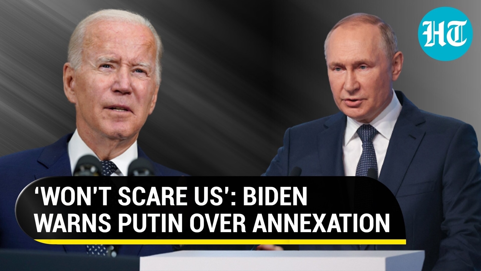 Biden Threatens Putin After Russia Annexes Ukraine’s 15% Land | Watch ...