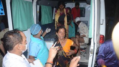 27 people were killed and several injured after a tractor-trolley they were travelling in overturned and fell into a pond in Kanpur. (PTI) 27 people were killed and several injured after a tractor-trolley they were travelling in overturned and fell into a pond in Kanpur. (PTI)