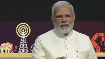 PM Modi launching India's 5G services (ANI) PM Modi launching India's 5G services (ANI)