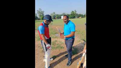 Jaswant Rai rose to fame recently when his trainee Arshdeep Singh, a lanky left-arm medium-pacer, made his India debut after grabbing headlines while bowling for Punjab Kings in previous seasons in the Indian Premiere League. (HT Photo)
