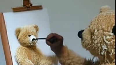 A screenshot from the video apparently created from a text prompt by Mark Zuckerberg's Meta team of researchers. (Facebook/Mark Zuckerberg)
