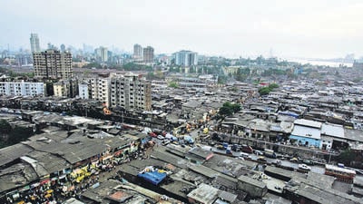 Housing - Slums - Dharavi Skyline - Aerial View of Dharavi in Mumbai- HT Photo by Kunal Patil 17.04.09 - APR09 2K9 Housing - Slums - Dharavi Skyline - Aerial View of Dharavi in Mumbai- HT Photo by Kunal Patil 17.04.09 - APR09 2K9