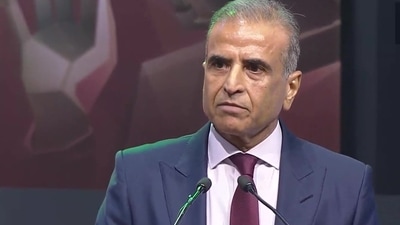 Bharti Airtel chairman Sunil Bharti Mittal at the India Mobile Congress (IMC) 2022. (ANI)