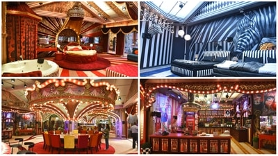 Check out the interiors of the Bigg Boss 16 house. (Varinder Chawla) Check out the interiors of the Bigg Boss 16 house. (Varinder Chawla)