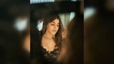 Alaya F donned a black and beige corset-inspired bodysuit featuring a plunging neckline. (Instagram/@alayaf) Alaya F donned a black and beige corset-inspired bodysuit featuring a plunging neckline. (Instagram/@alayaf)
