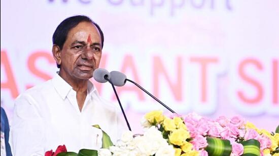 K Chandrashekar Rao’s government has announced the decision on Dussehra, keeping in mind state’s 10 per cent ST population. (HT Archives) K Chandrashekar Rao’s government has announced the decision on Dussehra, keeping in mind state’s 10 per cent ST population. (HT Archives)