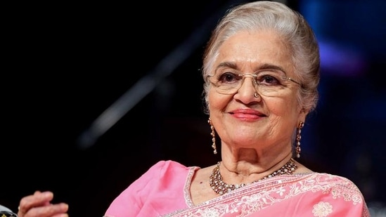 Veteran actor Asha Parekh recalled heroes were frightened of her. (PTI Photo)