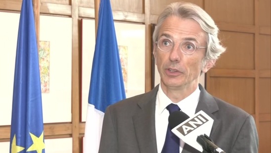 French ambassador to India Emmanuel Lenain also condemned Russia's annexation of four Ukrainian regions on Friday.&nbsp;(ANI file photo)