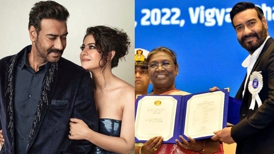 After Ajay Devgn received an award from President Droupadi Murmu&nbsp;at National Film Awards 2020, Kajol gave him a shoutout on Instagram.&nbsp;