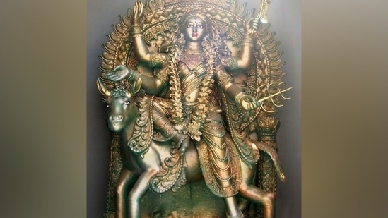 Maa Kalaratri is worshipped on the seventh day of Navratri or Saptami.(Wikipedia)