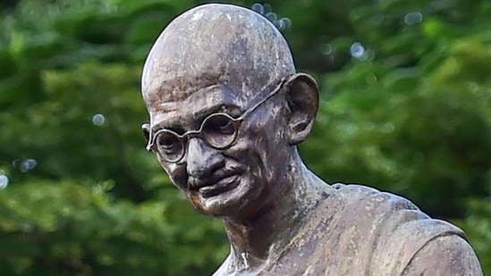 Mahatma Gandhi spoke English with an Irish tone since one of his first teachers was an Irishman.(PTI)