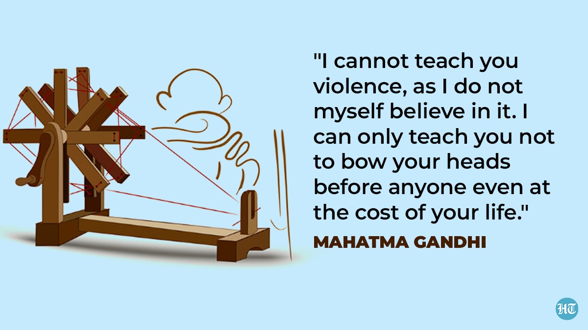 Gandhi Jayanti is celebrated annually on October 2.&nbsp;(HT Photo)