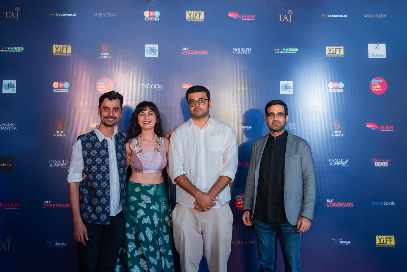 Fairy Folk director Karan Gour with producer Anukampa Harsh and the film's star Mukul Chadha. Fairy Folk director Karan Gour with producer Anukampa Harsh and the film's star Mukul Chadha.