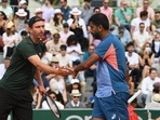Rohan Bopanna (R) and Matwe Middelkoop(Roland Garros/Twitter)