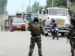 Terrorists fire upon cops in Pulwama in Jammu & Kashmir, police said, adding that the area was cordoned off. (ANI) Terrorists fire upon cops in Pulwama in Jammu & Kashmir, police said, adding that the area was cordoned off. (ANI)
