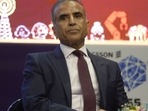 Sunil Bharti Mittal, chairman of Bharti Enterprises Ltd., attends the India Mobile Congress 2022 in New Delhi, India, on Saturday, Oct. 1, 2022. (Bloomberg) Sunil Bharti Mittal, chairman of Bharti Enterprises Ltd., attends the India Mobile Congress 2022 in New Delhi, India, on Saturday, Oct. 1, 2022. (Bloomberg)