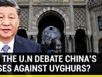 WILL THE U.N DEBATE CHINA'S ABUSES AGAINST UYGHURS? WILL THE U.N DEBATE CHINA'S ABUSES AGAINST UYGHURS?