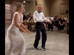 The image, taken from the viral Instagram video, shows the daughter dancing with her father on her wedding day. (Instagram/@rose.tintedlife) The image, taken from the viral Instagram video, shows the daughter dancing with her father on her wedding day. (Instagram/@rose.tintedlife)