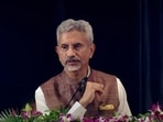 External affairs minister S Jaishankar at an interactive event in Gujarat on Saturday.&nbsp;