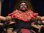 Karthi in a still from Ponniyin Selvan I. Karthi in a still from Ponniyin Selvan I.