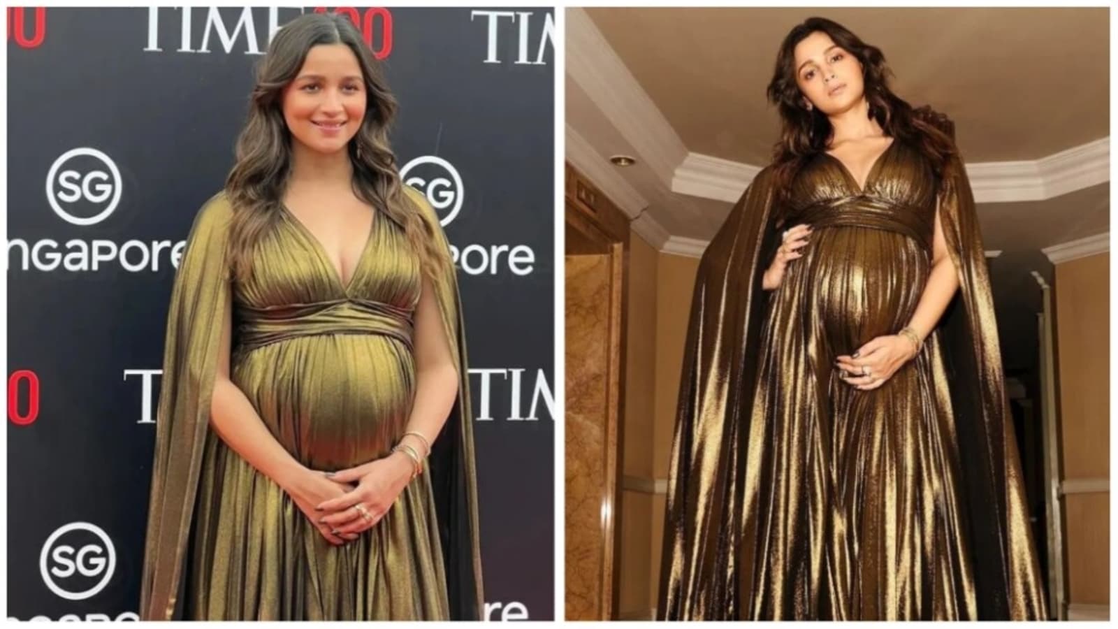 1600px x 900px - Alia Bhatt aces pregnancy glam at awards event, cradles baby bump. See pics  | Bollywood - Hindustan Times