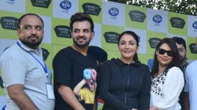 The seventh edition of the Big Chandigarh Marathon was flagged off from Chandigarh Club. (HT Photo)
