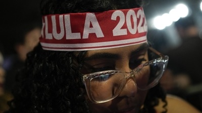 Brazil elections 2022: A follower of former Brazilian President Luiz Inacio Lula da Silva. (AP) Brazil elections 2022: A follower of former Brazilian President Luiz Inacio Lula da Silva. (AP)