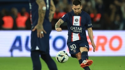 Lionel Messi in action for PSG. (AP) Lionel Messi in action for PSG. (AP)