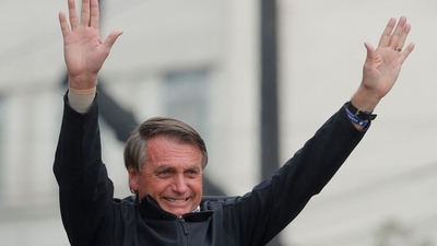 Brazil Elections 2022: &nbsp;Brazilian president and re-election candidate Jair Bolsonaro. (AFP)